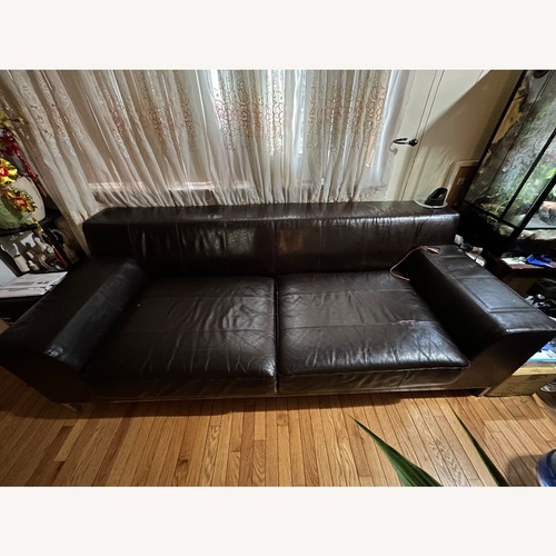 Used Black Leather/Faux Leather Sofa Set for sale on AptDeco