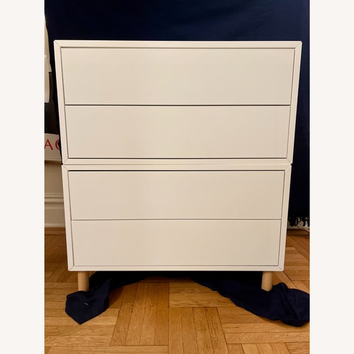Used IKEA EKET White 4 Drawer Set - made up for sale on AptDeco