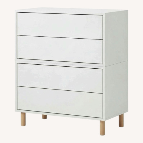 Used IKEA EKET White 4 Drawer Set - made up for sale on AptDeco