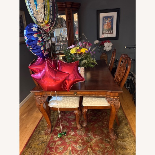 Used Large Dining Table With 4 Chairs  for sale on AptDeco