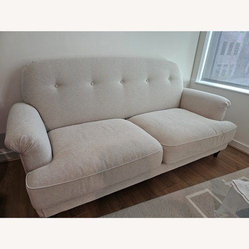 Used IKEA ESSEBODA White 2 Seater Sofa for sale on AptDeco