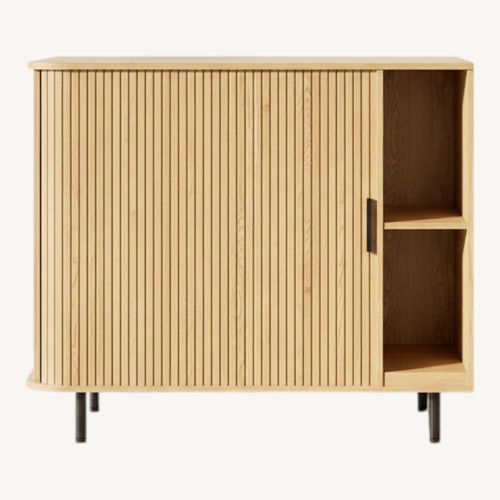 Used Fluted Litter Box Cabinet for sale on AptDeco