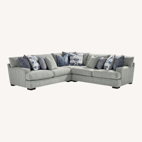 Used Cindy Crawford Home Bedford Park 3 Piece Sectional for sale on AptDeco