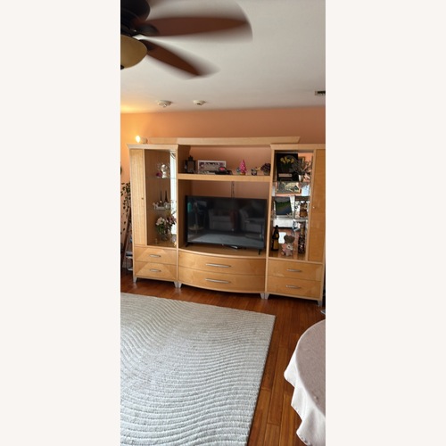 Used Natural Wood Wall Unit for sale on AptDeco