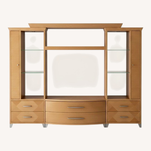 Used Natural Wood Wall Unit for sale on AptDeco
