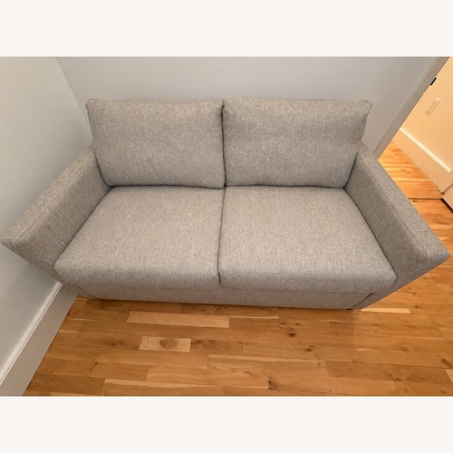 Used West Elm Light Gray Fabric Sleeper Sofa for sale on AptDeco