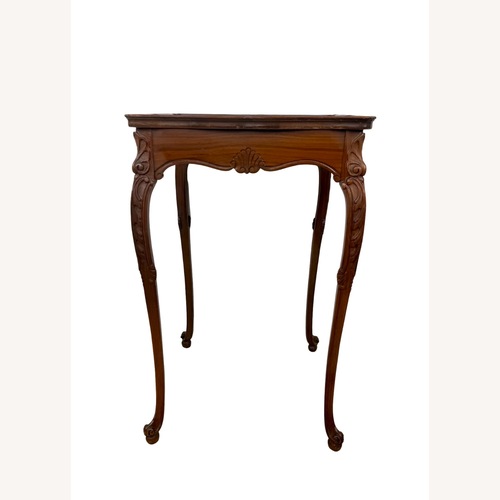 Used French Provincial Tall Square Side Table for sale on AptDeco