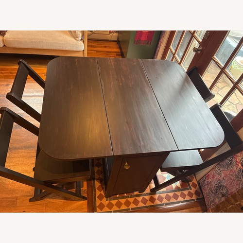 Used Wayfair Finished Wood Folding Dining Set for sale on AptDeco