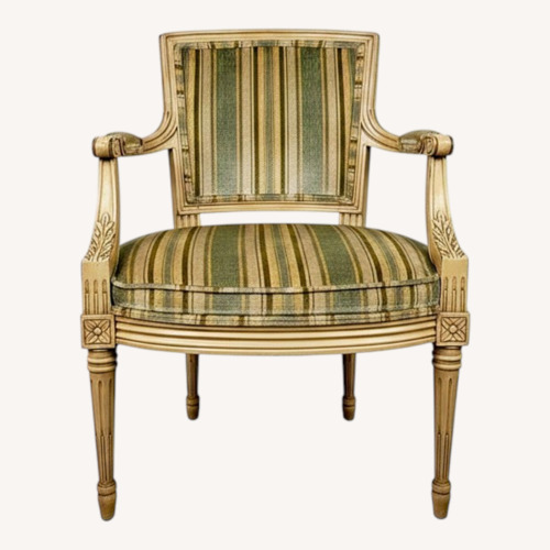 Used Vintage Neoclassical Accent Chair for sale on AptDeco