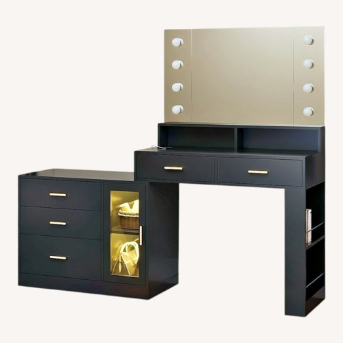 Used Wayfair Black Wood Armoire for sale on AptDeco