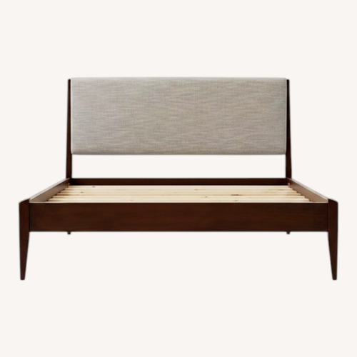 Used West Elm Wood Queen Bed for sale on AptDeco