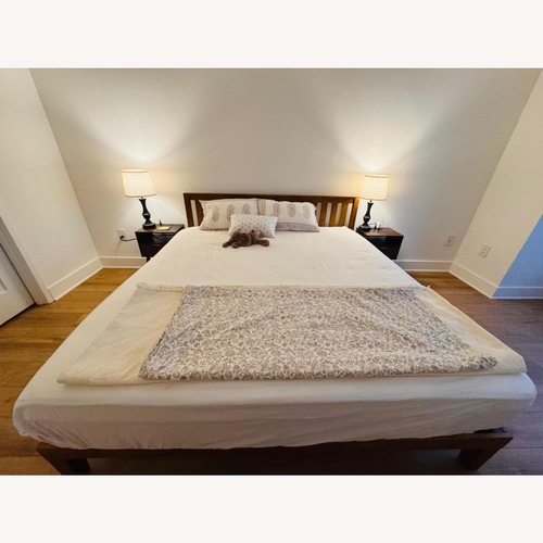 Used Amazon Natural Full Bed for sale on AptDeco
