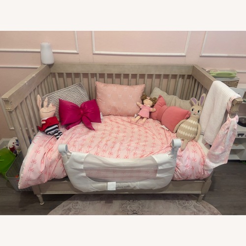 Used Restoration Hardware Airin Style Wood Convertible Crib for sale on AptDeco