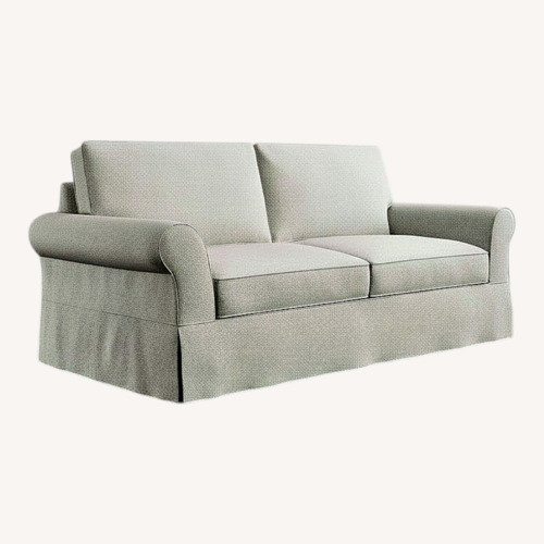 Used Pottery Barn Light Gray Fabric 3+ Seater Sofa for sale on AptDeco