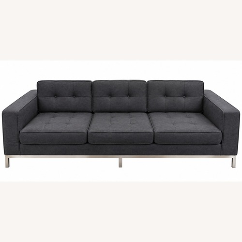 Used Gus Modern Jane Dark Gray 3 Seater Sofa for sale on AptDeco