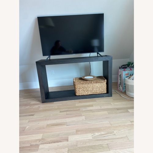 Used Pottery Barn Wood Console Table for sale on AptDeco