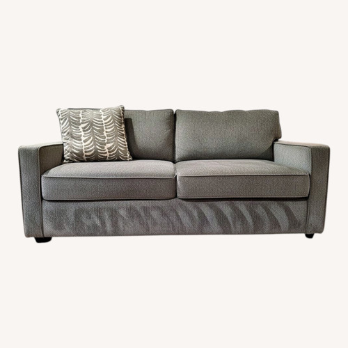 Used Bob's Discount Furniture Light Gray 2 Seater Sofa for sale on AptDeco