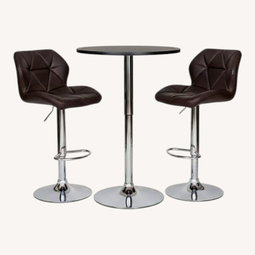Used Bar Table 2 Stool Set for sale on AptDeco