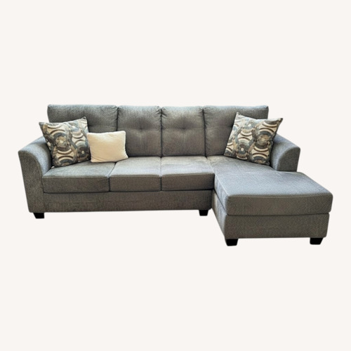 Used Blue Sofa with Movable Sectional for sale on AptDeco