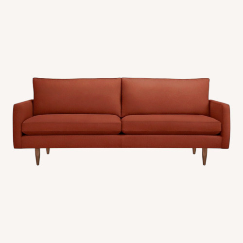 Used Room & Board Red Velvet 3+ Seater Sofa for sale on AptDeco