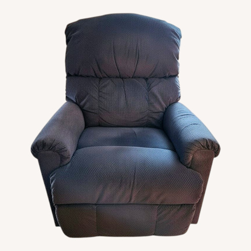 Used Blue Motorized Fabric Recliner for sale on AptDeco
