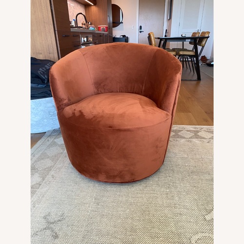 Used Coaster Fine Furniture Orange Accent Chair for sale on AptDeco
