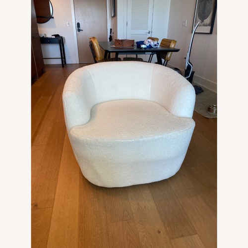 Used Coaster Fine Furniture White Accent Chair for sale on AptDeco