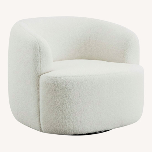 Used Coaster Fine Furniture White Accent Chair for sale on AptDeco