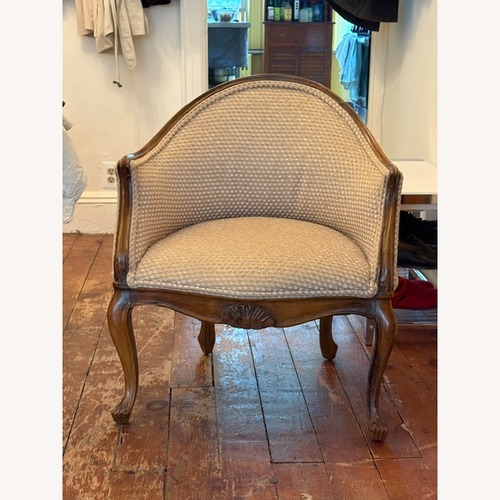 Used Beige Compact Armchair for sale on AptDeco