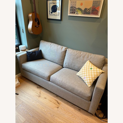Used West Elm Light Gray Fabric Sleeper Sofa for sale on AptDeco