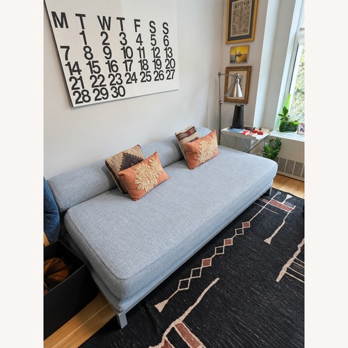 Used Design Within Reach Light Gray Fabric Futon for sale on AptDeco