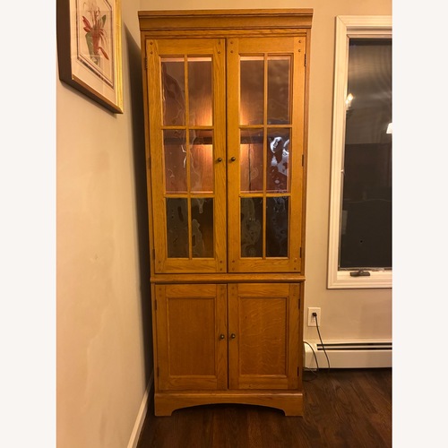 Used Hooker Lighted Dining Cabinet for sale on AptDeco