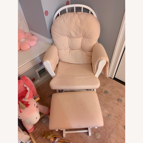 Used Light Pink Rocking Chair  for sale on AptDeco