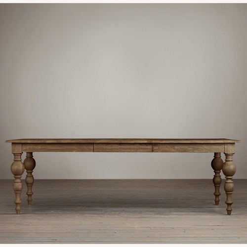Used Restoration Hardware Dark Brown Wood Dining Table for sale on AptDeco
