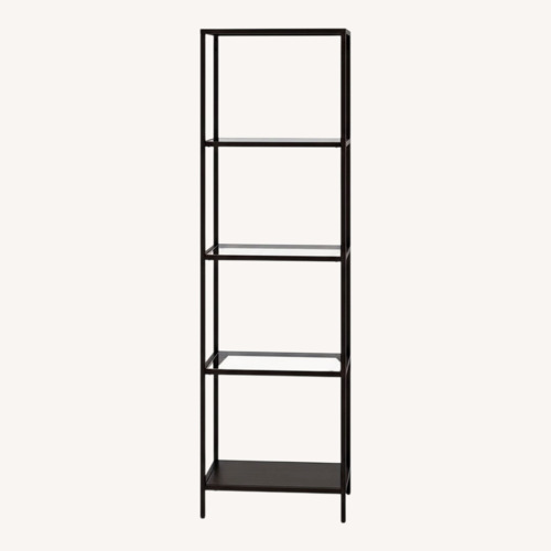 Used IKEA Vittsjso Metal&Glass Shelves for sale on AptDeco