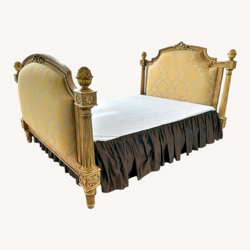 Used European Antique Queen-Size Bed for sale on AptDeco