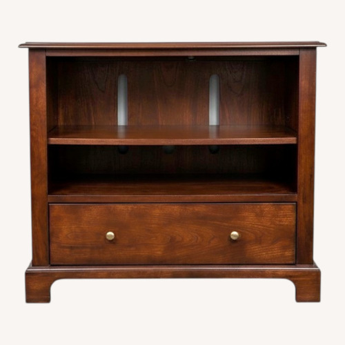 Used Vintage/Antique Dark Brown Wood Desk for sale on AptDeco