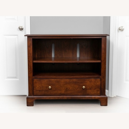 Used Vintage/Antique Dark Brown Wood Desk for sale on AptDeco
