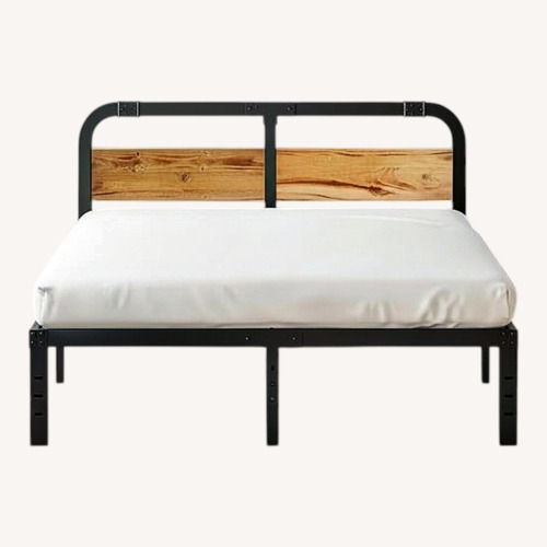Used Amazon Full Size Bed Frame with Head Board for sale on AptDeco