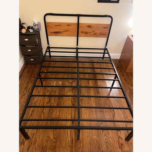 Used Amazon Full Size Bed Frame with Head Board for sale on AptDeco