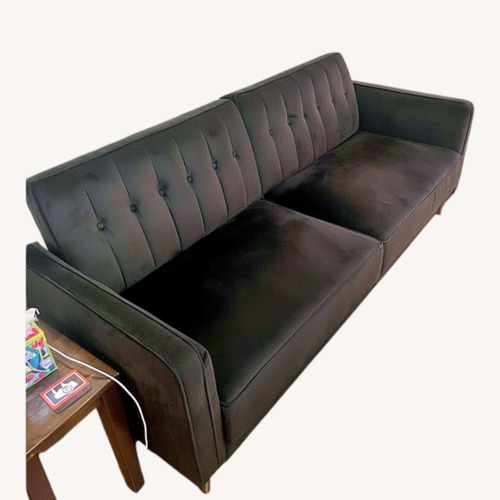 Used Black Sleeper Sofa / Futon for sale on AptDeco
