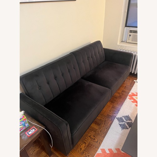 Used Black Sleeper Sofa / Futon for sale on AptDeco