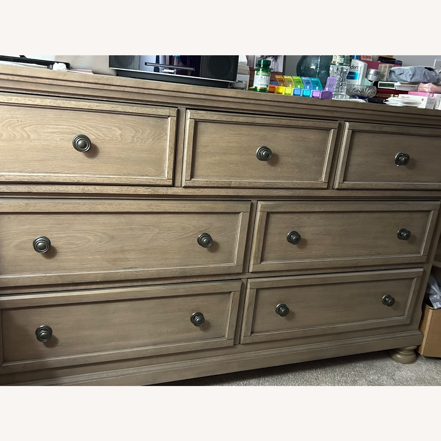 Bed Bath & Beyond Light Brown Wood Dresser - AptDeco