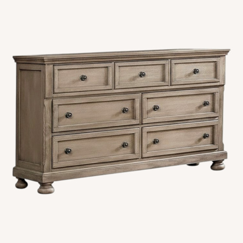 Used Bed Bath & Beyond Light Brown Wood Dresser for sale on AptDeco