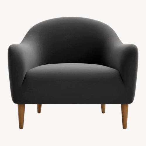 Used Crate & Barrel Pennie Double Chair in Grey for sale on AptDeco