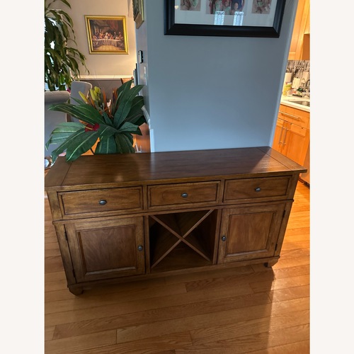 Used Vintage/Antique Finds Dark Brown Wood Storage for sale on AptDeco