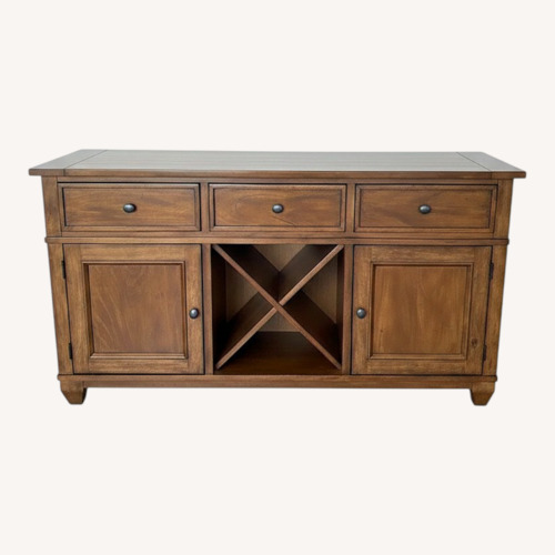 Used Vintage/Antique Finds Dark Brown Wood Storage for sale on AptDeco