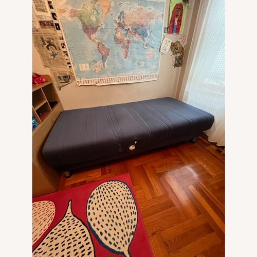 Used Wieder Blue Sleeper Sofa for sale on AptDeco