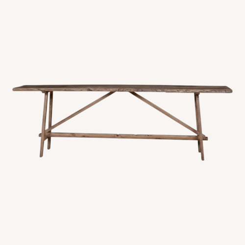 Used ABC Carpet and Home Natural Wood Console for sale on AptDeco