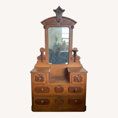 Used Antique Dresser With Mirror for sale on AptDeco